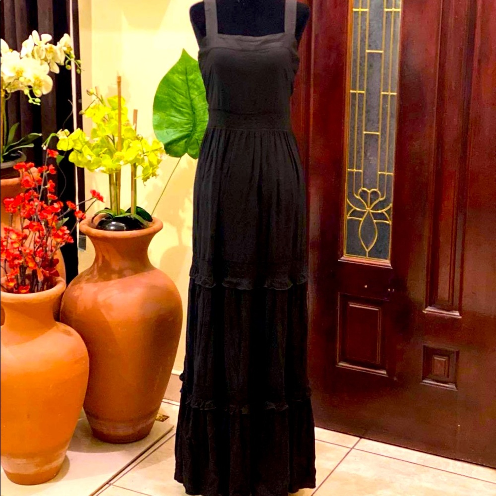 New without tags long black dress
